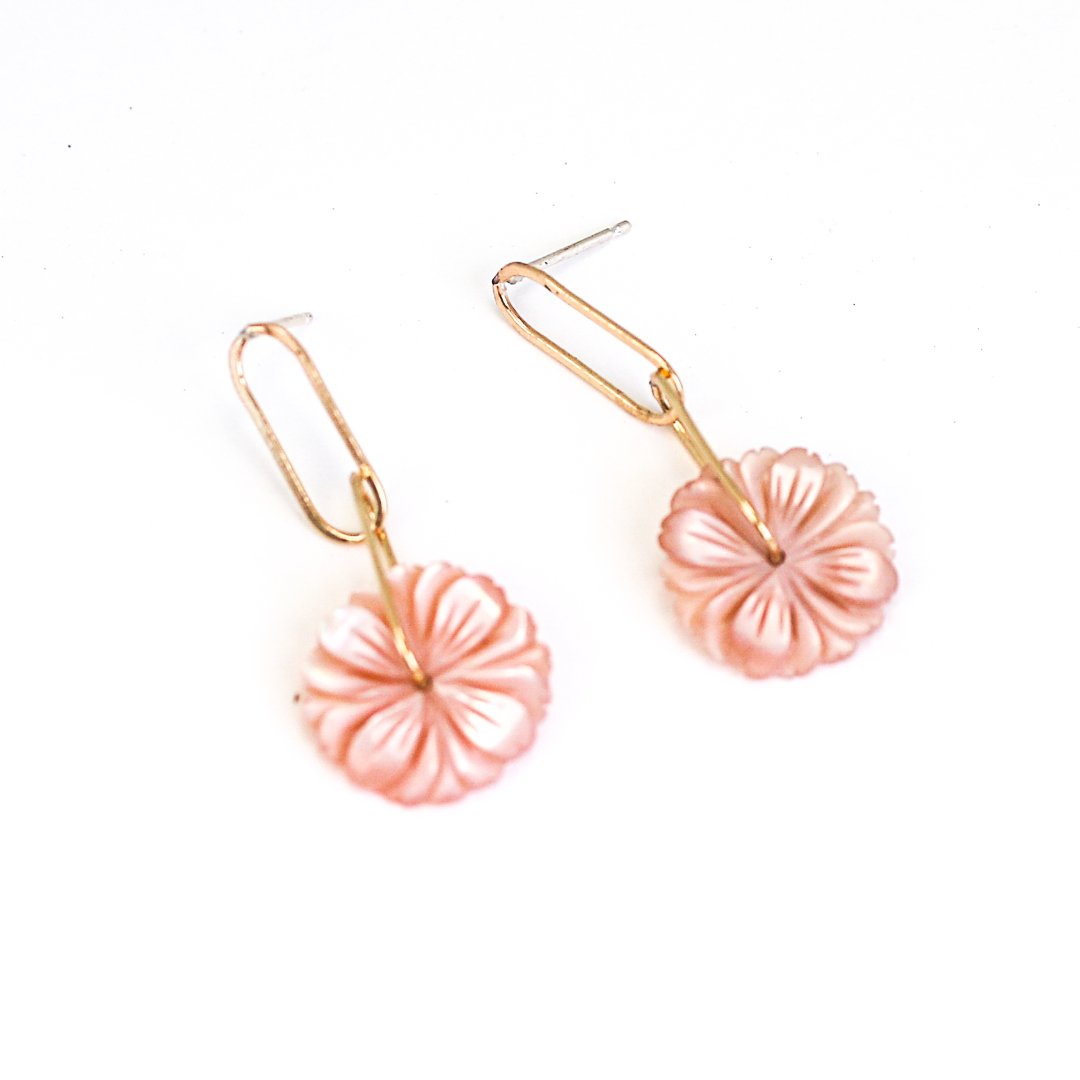 Indra Flower Link Earring