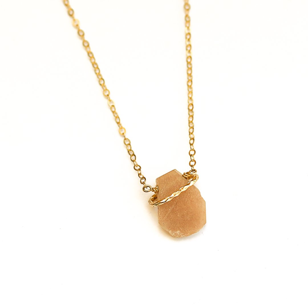 Limited Edition Slice Moonstone Necklace