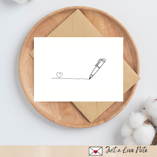 Set of 6 Stationary Note Cards