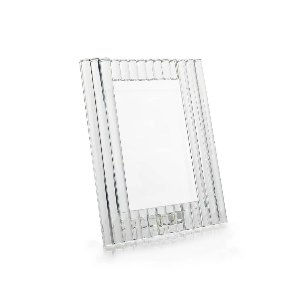 Ribbed Crystal Picture Frame