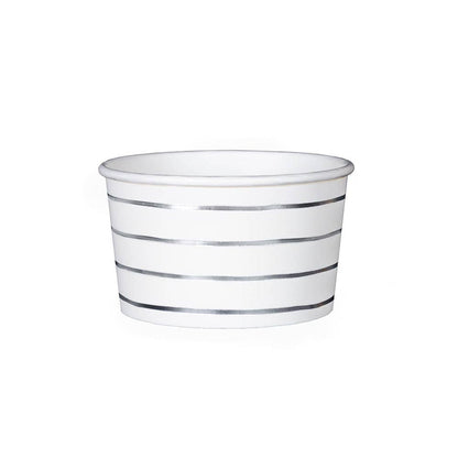 Frenchie Silver Stripes Treat Cups
