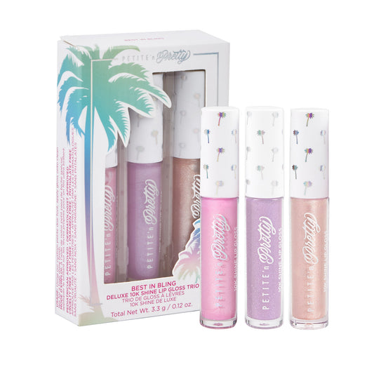 Best in Bling Deluxe 10K Shine Lip Gloss Trio