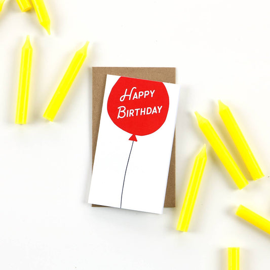 Birthday Balloon - Mini Card