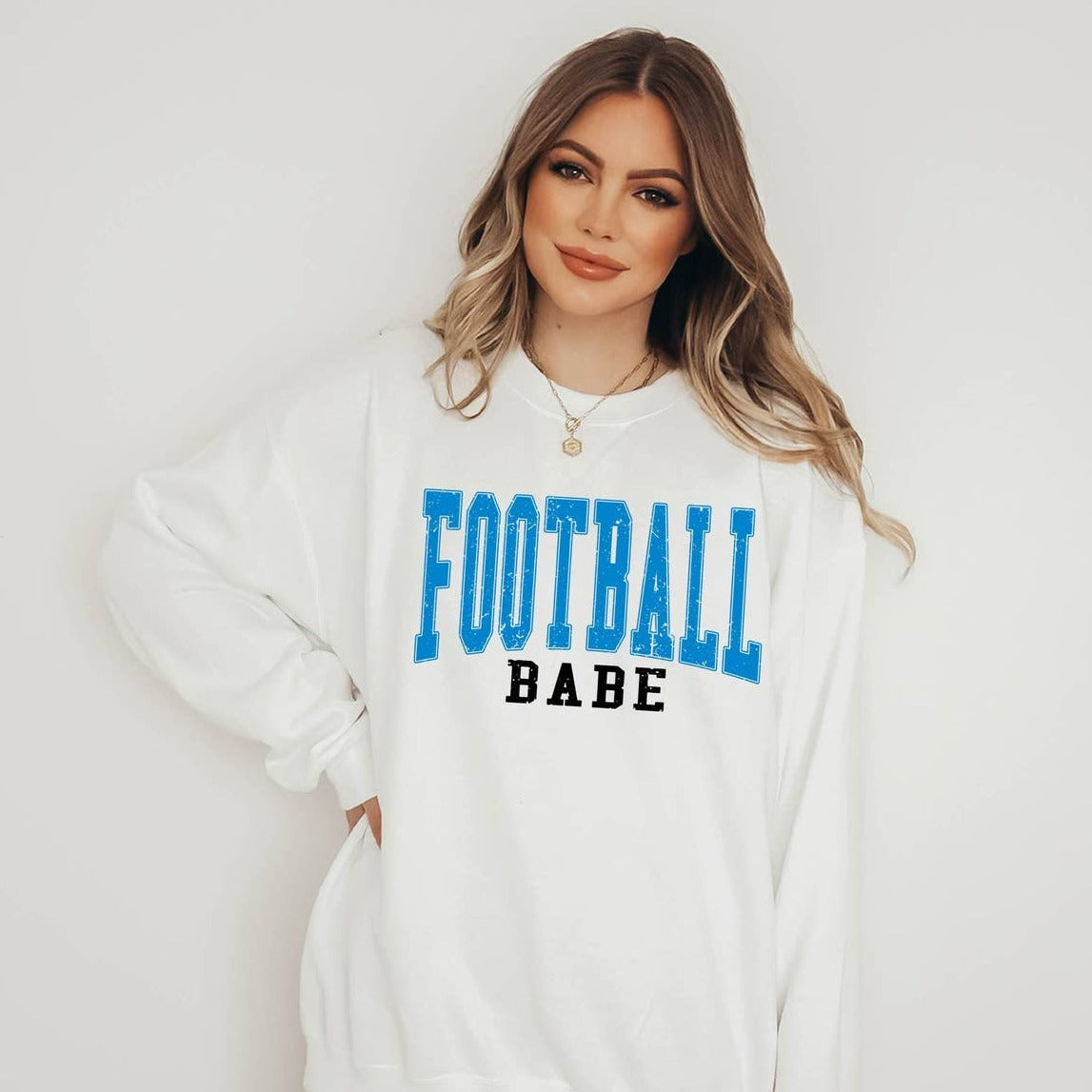 Football Babe Sweatshirt