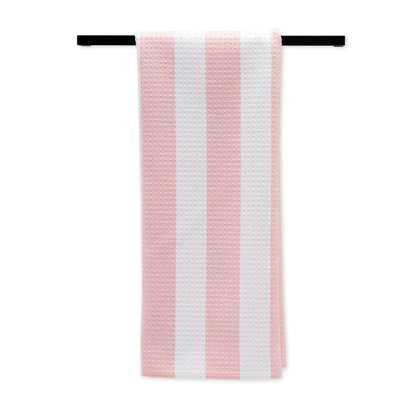 Bold Pink Geometry Kitchen Tea Towel