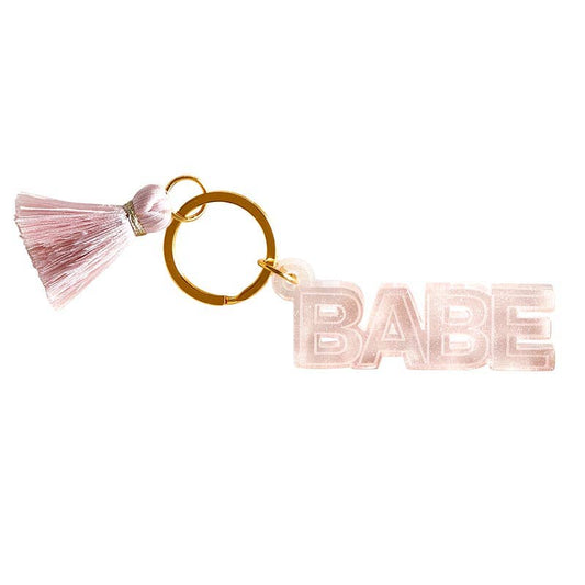 Babe Acrylic Keychain