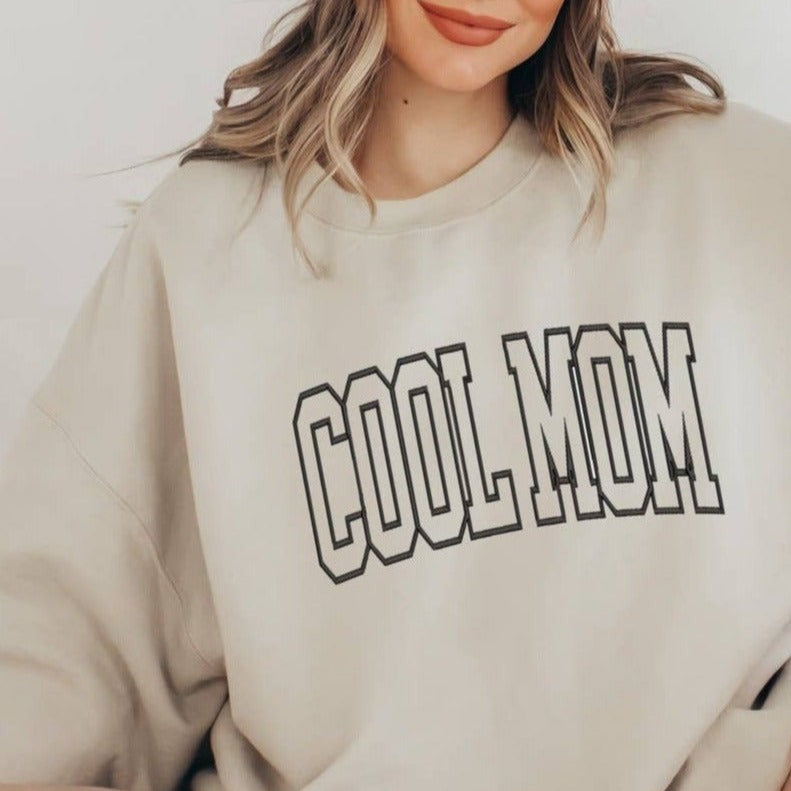 Cool Mom Women’s Embroidered Sweatshirt