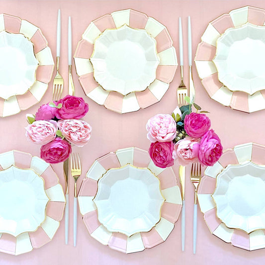 Pink Candy Dinner Plates
