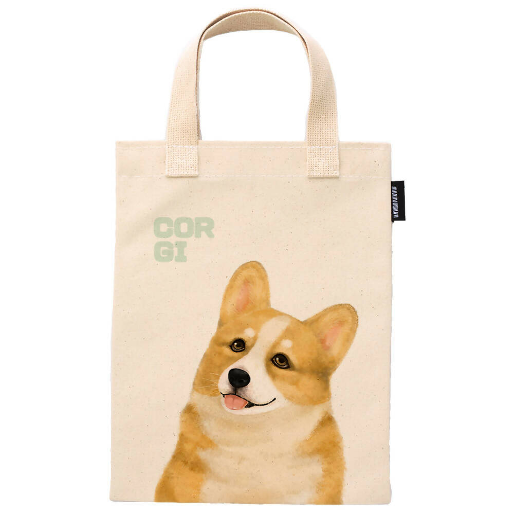 Adorable Pet Canvas Tote Bag / 12 Type / 100% Hand-Made I