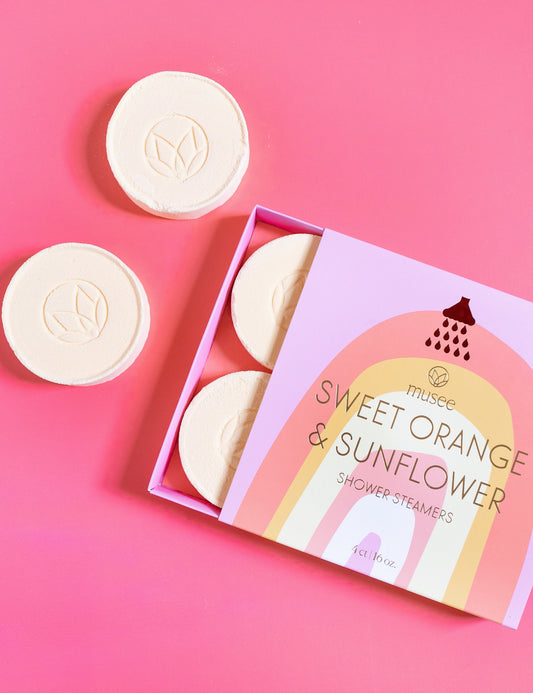 Musee Sweet Orange & Sunflower Shower Steamers