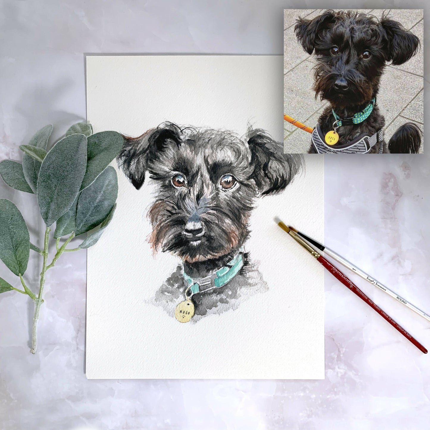 Custom Pet Portrait - Watercolor (Voucher)