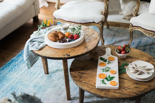 Etu Home White Nesting Trays - Multiple Sizes