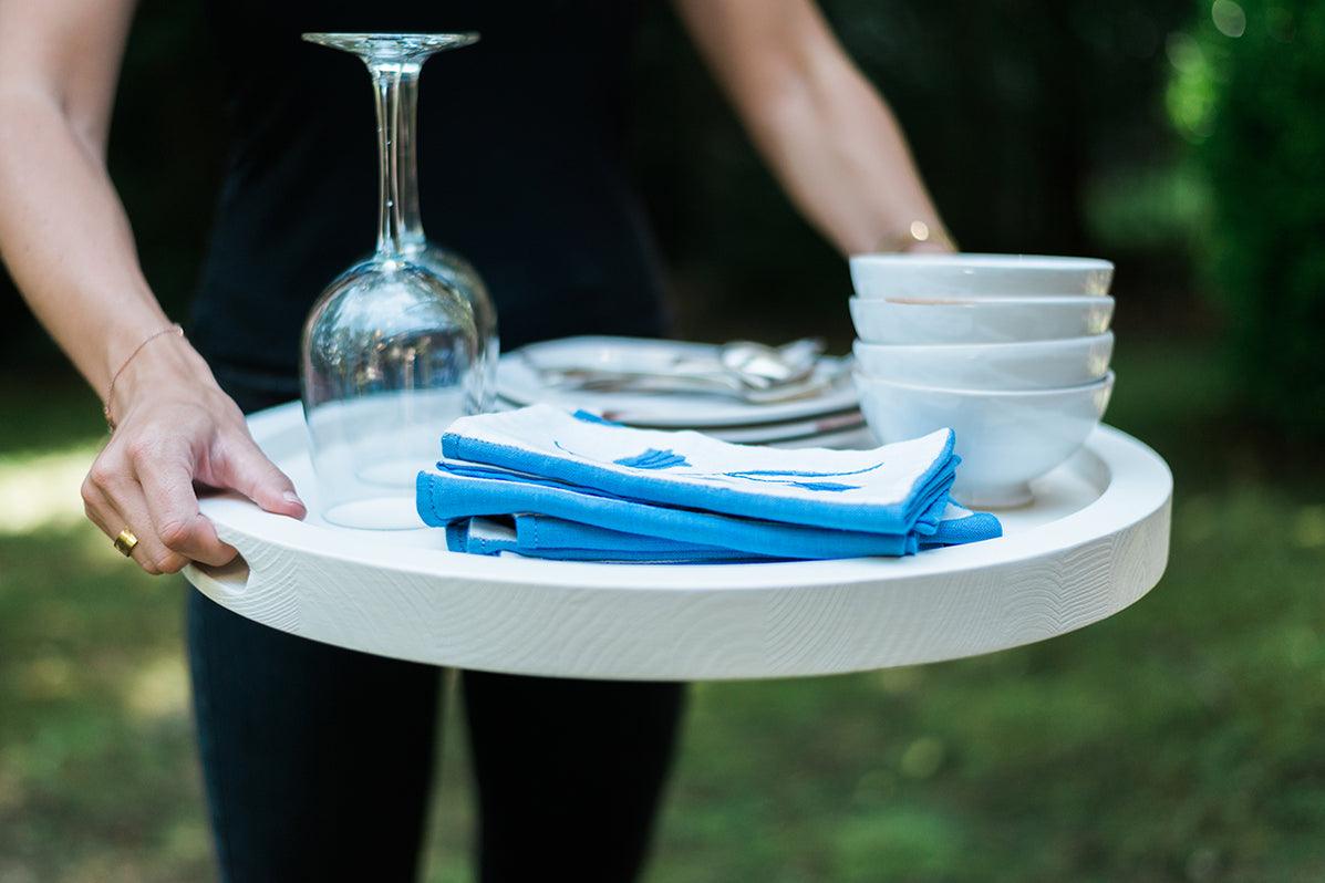 Etu Home White Nesting Trays - Multiple Sizes