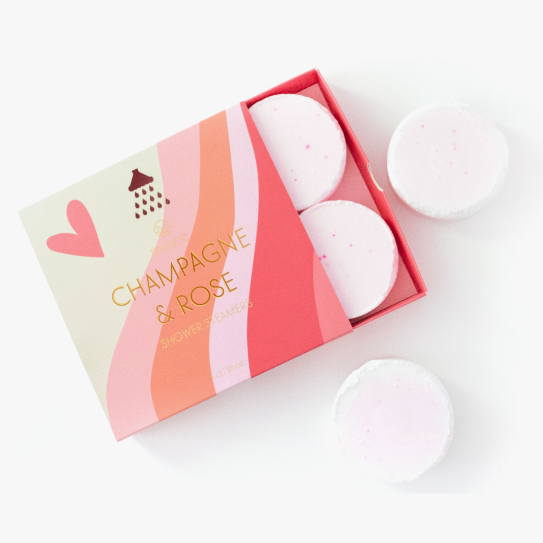 Musee Champagne and Rose Shower Steamers