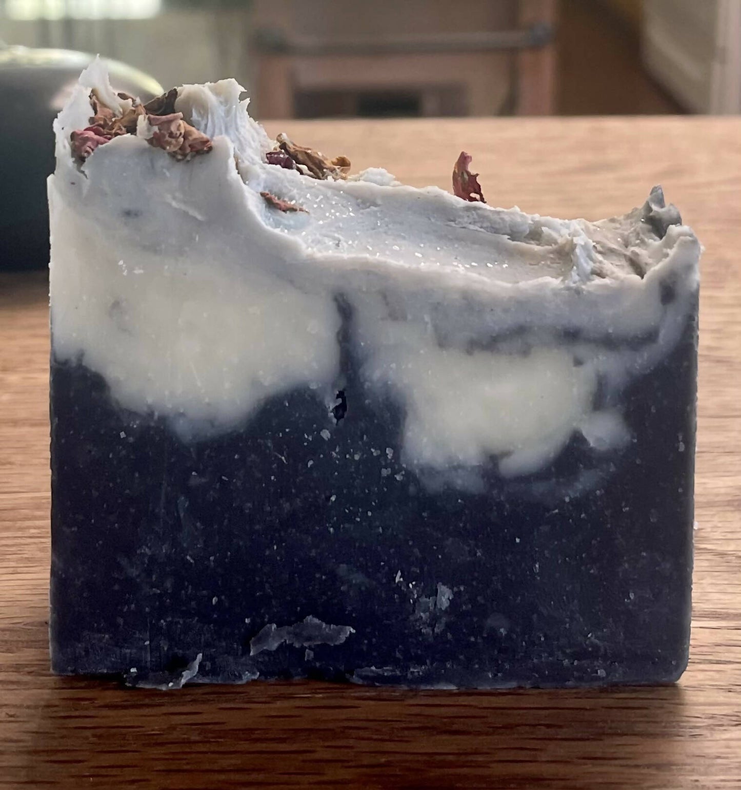 Charcoal + Rose Hand crafted soap