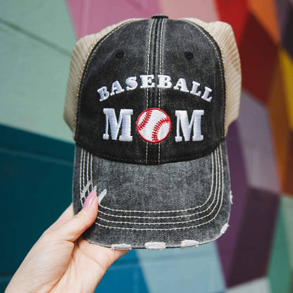 Katydid Baseball Mom Trucker Hat