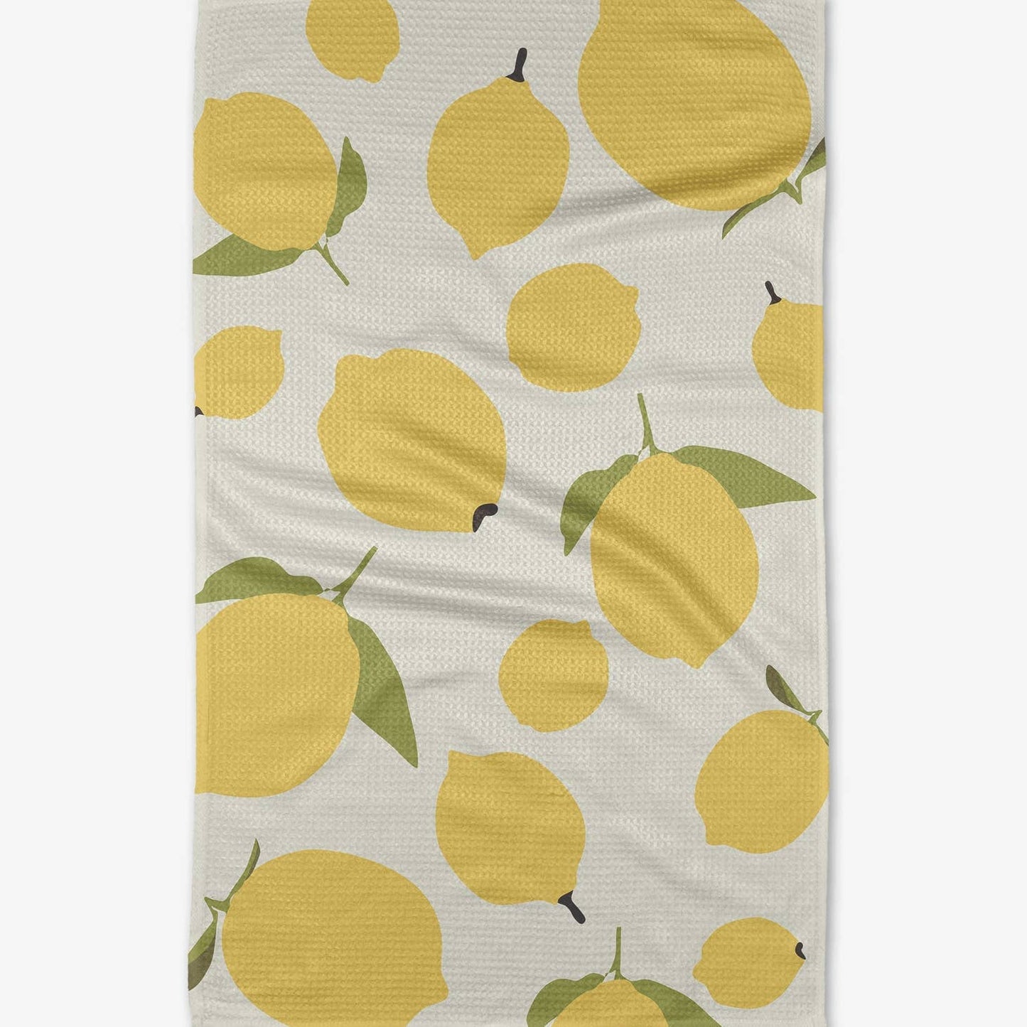 Geometry Sunny Lemons Kitchen Towel