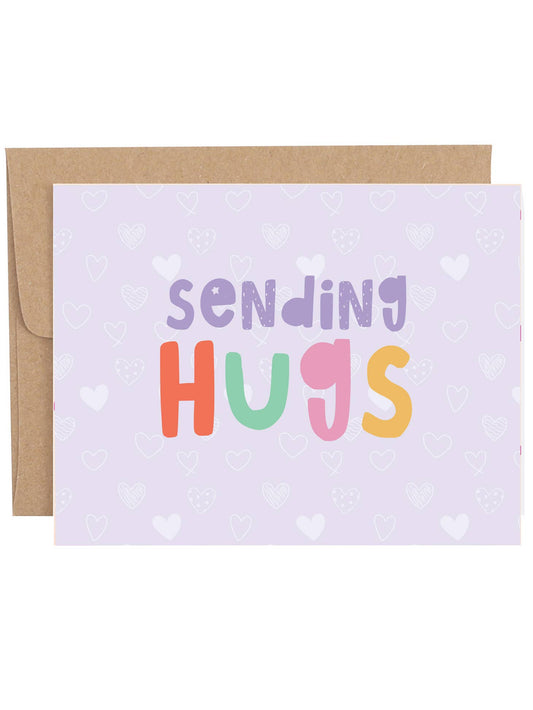 Sending Hugs Sympathy Greeting Card