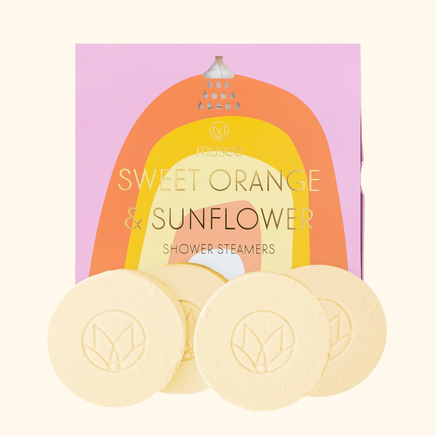 Musee Sweet Orange & Sunflower Shower Steamers